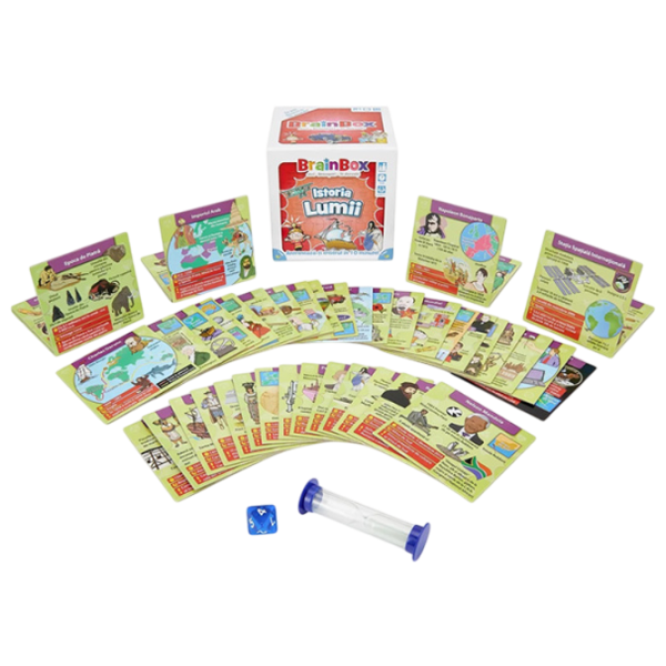 Joc de masă Asmodee Brainbox World History 5+/ Joc de logică photo 2