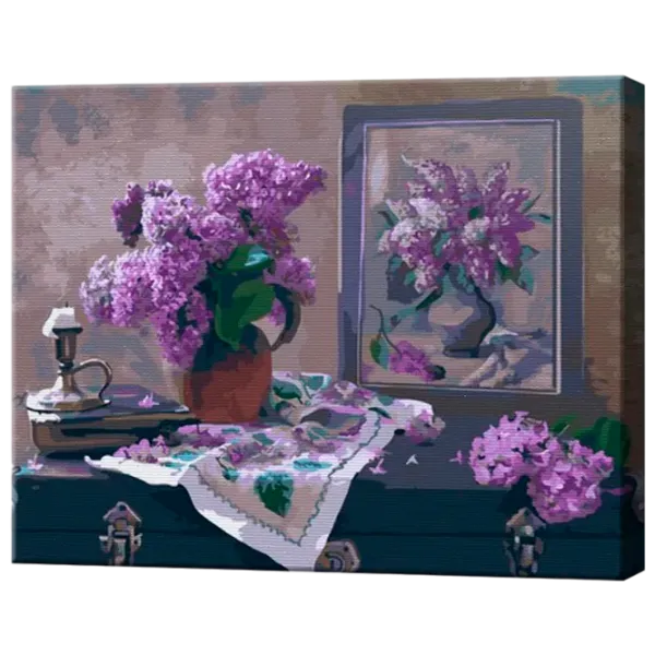 Pictură pe numere Art Gallery Liliac și tablou GX40383 50 x 40 cm / Orizontală photo 1 Pictură pe numere Art Gallery Liliac și tablou GX40383 50 x 40 cm / Orizontală photo 1
