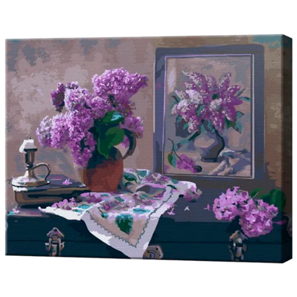 Pictură pe numere Art Gallery Liliac și tablou GX40383 50 x 40 cm / Orizontală photo 1 Pictură pe numere Art Gallery Liliac și tablou GX40383 50 x 40 cm / Orizontală photo 1