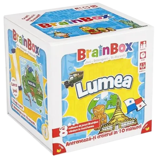 Joc de masă Asmodee BrainBox World 8+/ Joc de logică photo 1