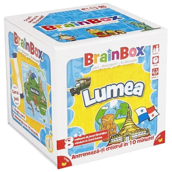 Joc de masă Asmodee BrainBox World 8+/ Joc de logică photo 1