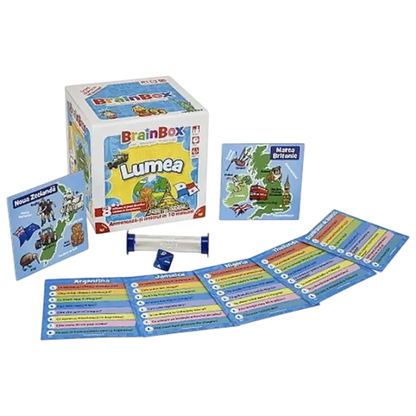 Joc de masă Asmodee BrainBox World 8+/ Joc de logică photo 2