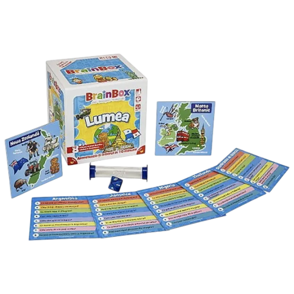 Joc de masă Asmodee BrainBox World 8+/ Joc de logică photo 2