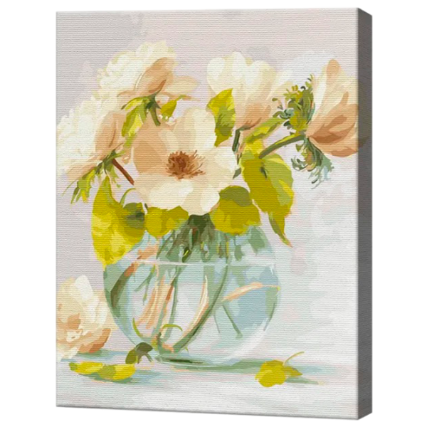 Картина по номерам Art Gallery Buchet alb GX31087 50 x 40 см / Вертикальная photo 1