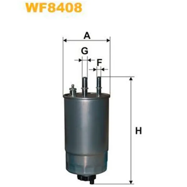 Filtru combustibil Wix Filters WX-WF8408 10 mm photo 2