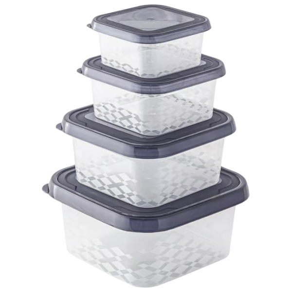 Container BranQ Ori 0.45l / Plastic / Gray photo 1
