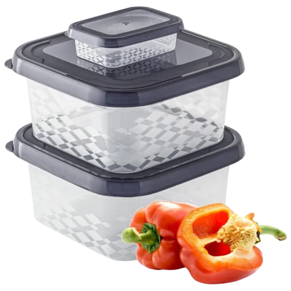 Container BranQ Ori 1.25l / Plastic / Gray photo 1