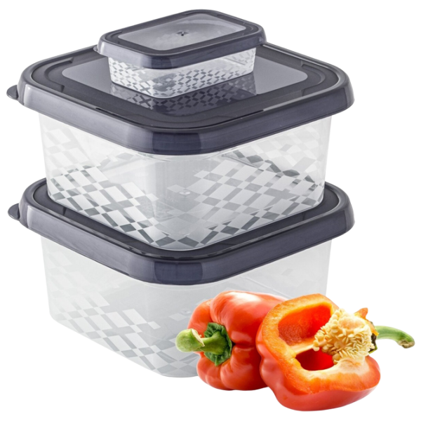 Container BranQ Ori 1.25l / Plastic / Gray photo 1