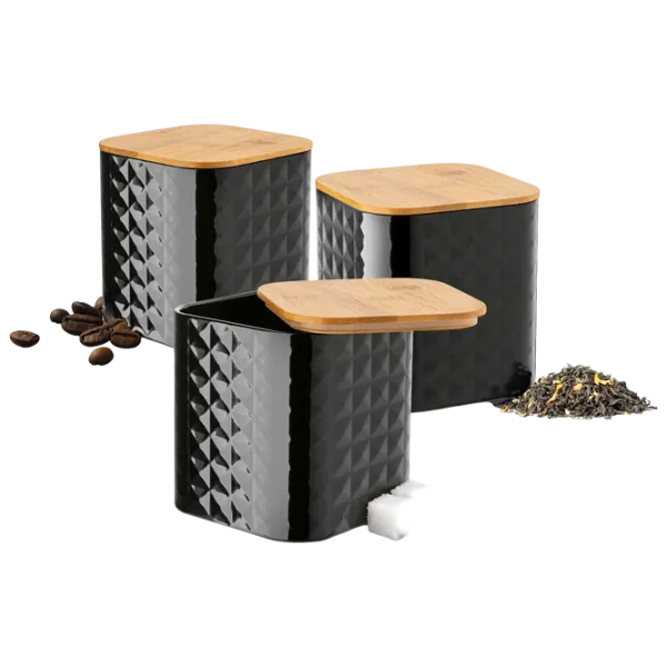Container Tadar Geometric  1.3l / Metal / Black photo 5
