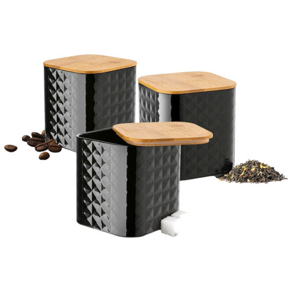 Container Tadar Geometric  1.3l / Metal / Black photo 5