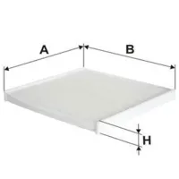 Фильтр салона Wix WX-WP2070 