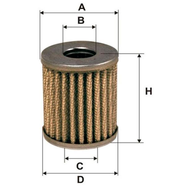 Filtru combustibil Wix Filters WX-WF8418 17 mm photo 2 Filtru combustibil Wix Filters WX-WF8418 17 mm photo 2