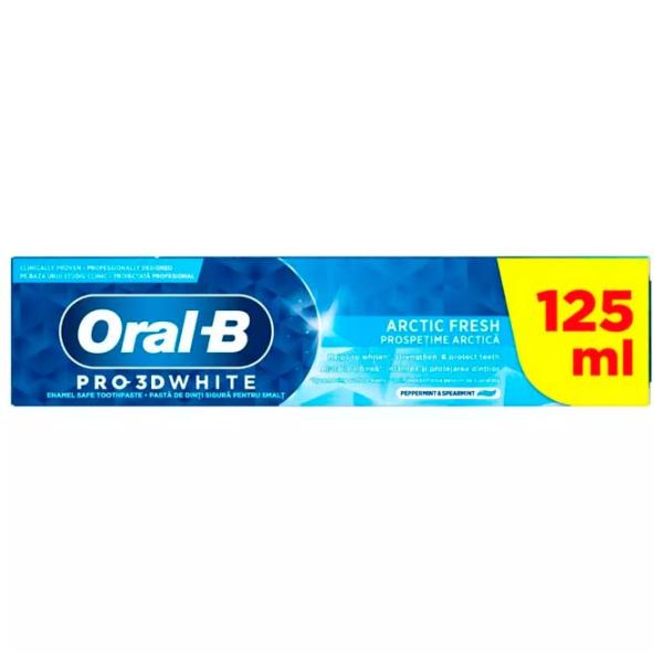 Pastă de dinţi Oral-B 3D White Arctic Fresh 125 g photo 1 Pastă de dinţi Oral-B 3D White Arctic Fresh 125 g photo 1