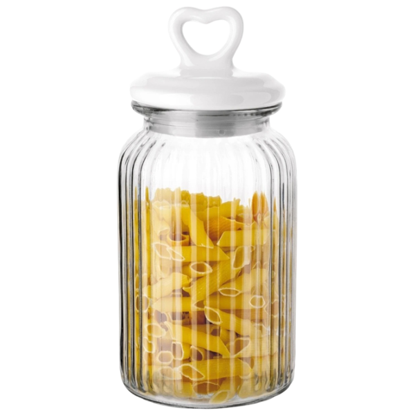 Rezervor de stocare Tadar Heart 1.3l / Sticlă / Transparent photo 3