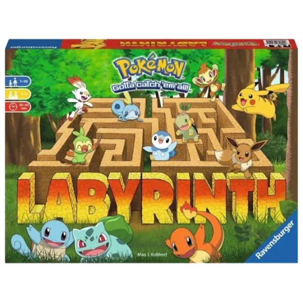 Настольная игра Ravensburger Labyrinth. Pokemon  7+/ Стратегия photo 1
