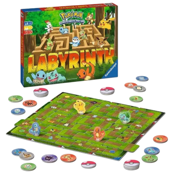 Настольная игра Ravensburger Labyrinth. Pokemon  7+/ Стратегия photo 2