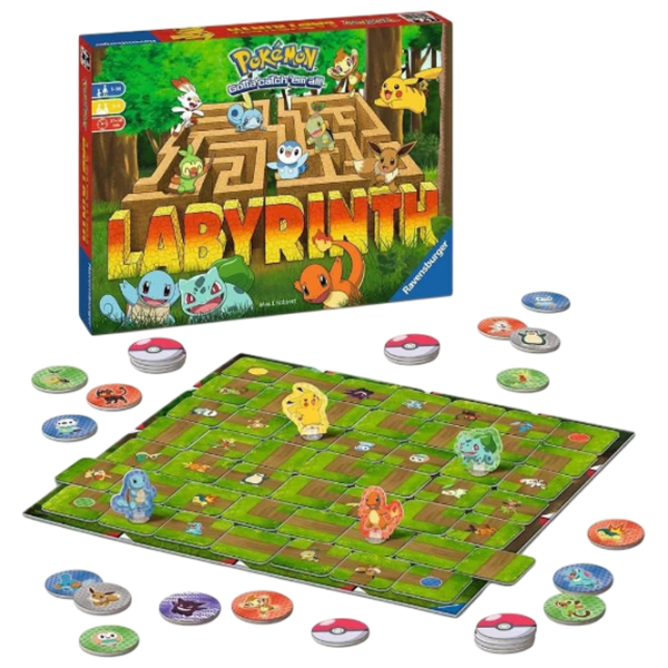 Настольная игра Ravensburger Labyrinth. Pokemon  7+/ Стратегия photo 2