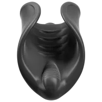 Masturbator PDX Elite Vibrating Silicone Stimulator Black photo 2
