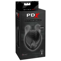 Masturbator PDX Elite Vibrating Silicone Stimulator Black photo 3