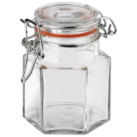 Rezervor de stocare Tadar Octagon 0.1l / Sticlă / Transparent