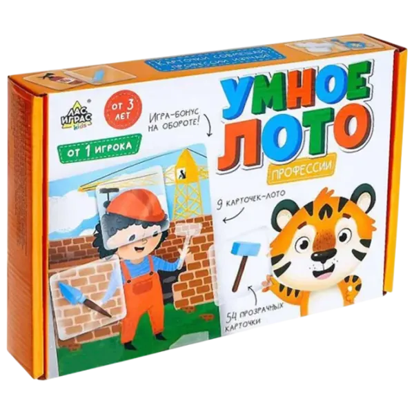Настольная игра Las Igras Lotto smart. Jobs 3+/ Лотерея photo 1 Настольная игра Las Igras Lotto smart. Jobs 3+/ Лотерея photo 1