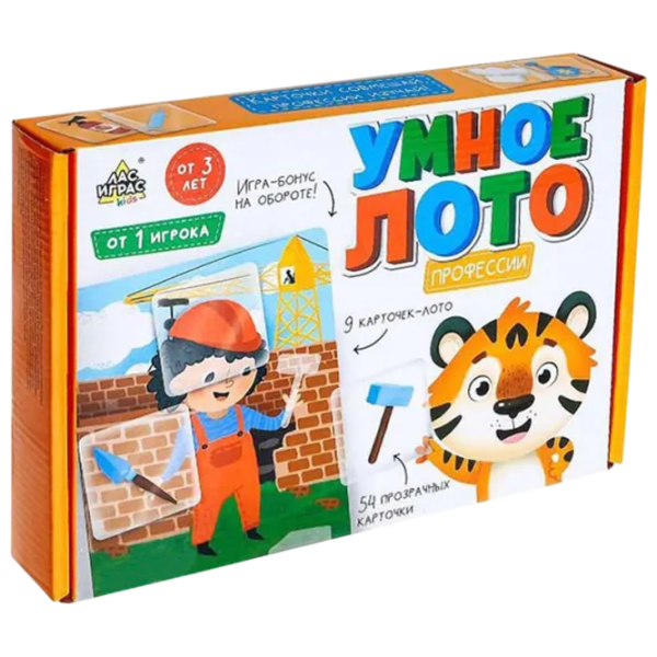Настольная игра Las Igras Lotto smart. Jobs 3+/ Лотерея photo 1 Настольная игра Las Igras Lotto smart. Jobs 3+/ Лотерея photo 1