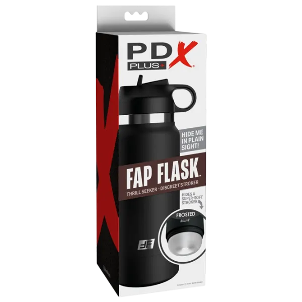 Мастурбатор PDX Plus Fap Flask Thrill Seeker Черный photo 3 Мастурбатор PDX Plus Fap Flask Thrill Seeker Черный photo 3
