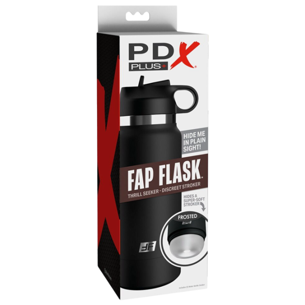 Мастурбатор PDX Plus Fap Flask Thrill Seeker Черный photo 3 Мастурбатор PDX Plus Fap Flask Thrill Seeker Черный photo 3