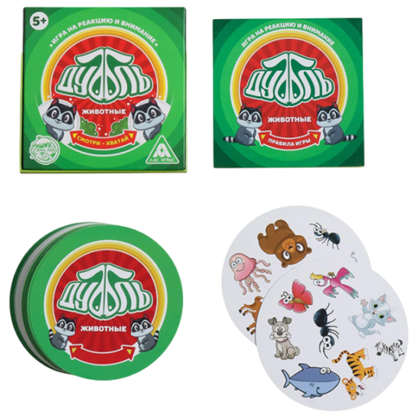 Joc de masă Las Igras Dobble Animals 5+/ Dezvoltare photo 2