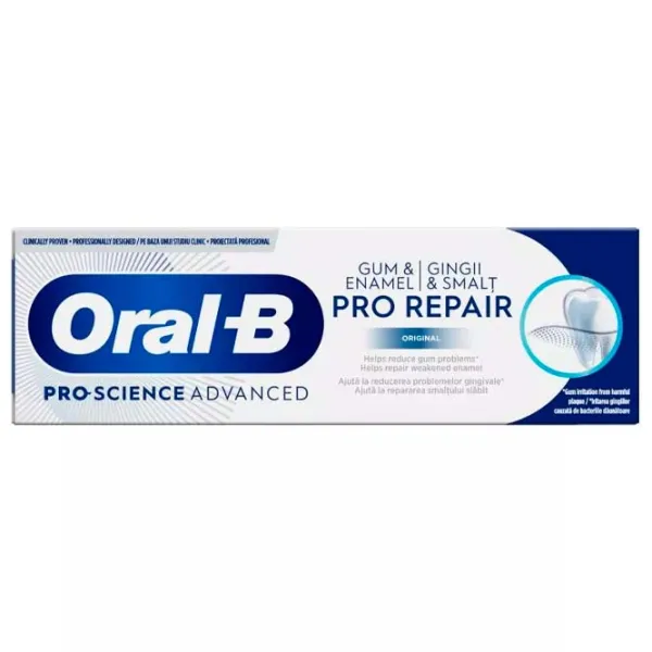 Зубная паста Oral-B Pro-Repair Original 75 г photo 1 Зубная паста Oral-B Pro-Repair Original 75 г photo 1