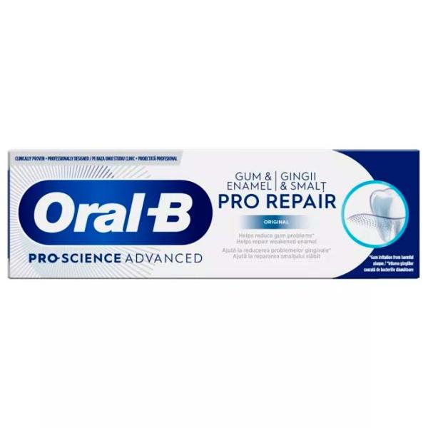 Зубная паста Oral-B Pro-Repair Original 75 г photo 1 Зубная паста Oral-B Pro-Repair Original 75 г photo 1