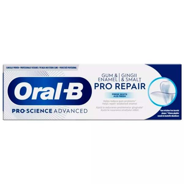 Зубная паста Oral-B Pro-Repair Gentle White 75 г photo 1 Зубная паста Oral-B Pro-Repair Gentle White 75 г photo 1