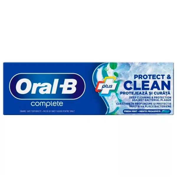 Pastă de dinţi Oral-B Complete Protect&Clean 75 g photo 1 Pastă de dinţi Oral-B Complete Protect&Clean 75 g photo 1