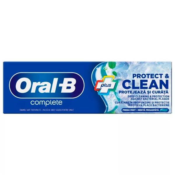 Pastă de dinţi Oral-B Complete Protect&Clean 75 g photo 1 Pastă de dinţi Oral-B Complete Protect&Clean 75 g photo 1