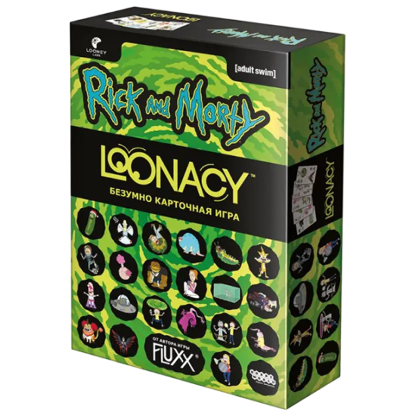 Настольная игра Hobby World Loonacy: Rick and Morty 16+/ Игральные карты photo 1
