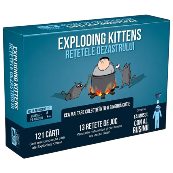 Joc de masă Asmodee Exploding cats. Recipes for disaster 7+/ Strategie photo 1