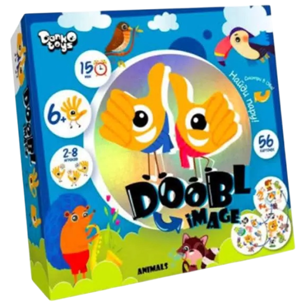 Настольная игра Danko Toys Dobble Pictures Animale 6+/ Для вечеринок photo 1