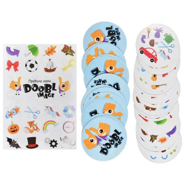 Настольная игра Danko Toys Dobble Pictures Animale 6+/ Для вечеринок photo 2
