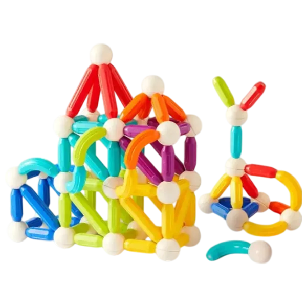 Настольная игра Miscellaneous Magnetic set Cylinders 3+/ Строители photo 1