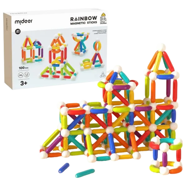 Настольная игра Miscellaneous Magnetic set Cylinders 3+/ Строители photo 3