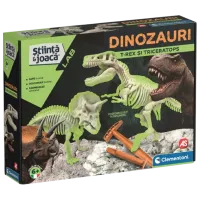 Настольная игра Clementoni T-Rex Fluo & Triceraptor 6+/ Развитие