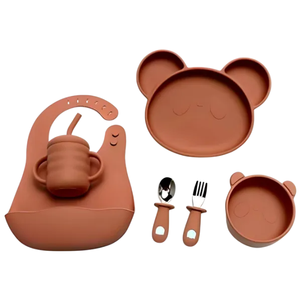 Set 4Play Tenderly Unisex / 6+ luni / Terracotta photo 1