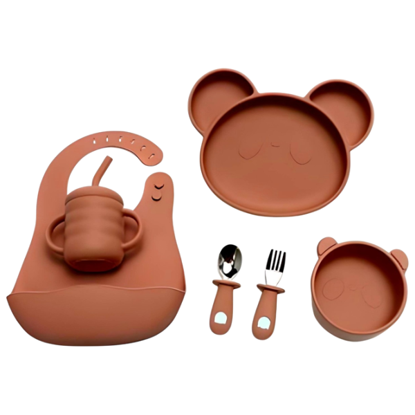 Set 4Play Tenderly Unisex / 6+ luni / Terracotta photo 1
