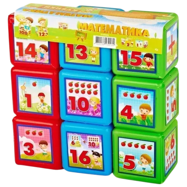 Joc educativ M-Toys Math Cubes 1+/ Dezvoltare photo 1