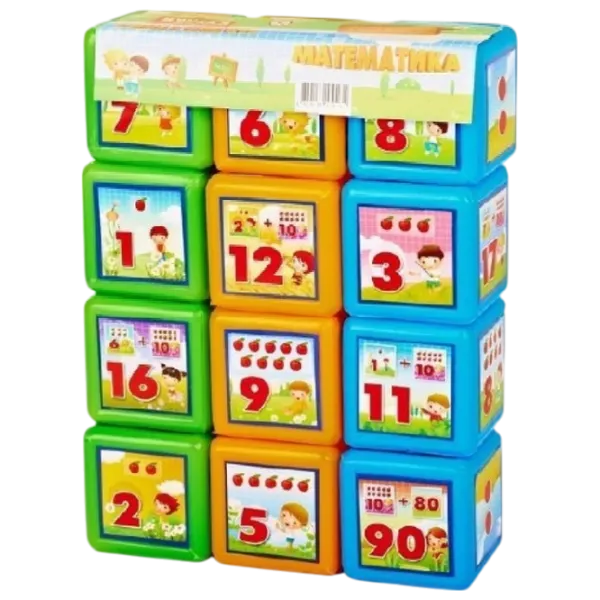 Joc educativ M-Toys Math Cubes 1+/ Dezvoltare photo 1