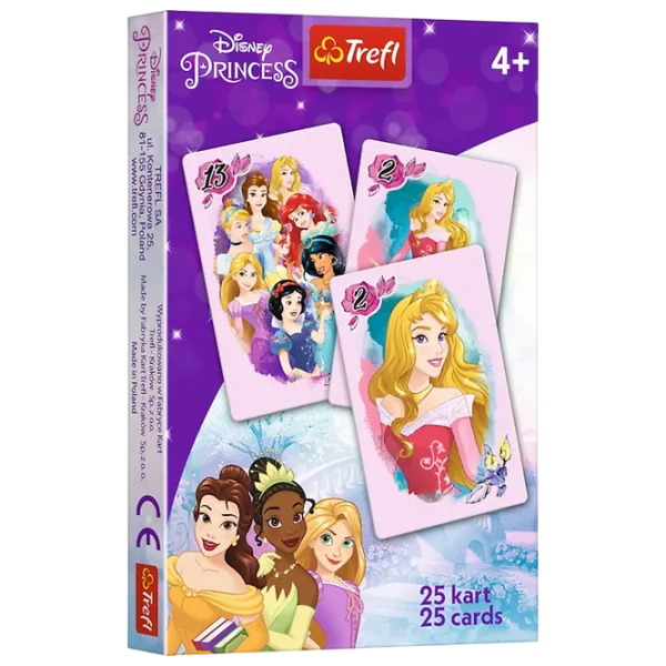 Joc de masă Trefl Disney Princess 4+/ Carti de joc photo 1 Joc de masă Trefl Disney Princess 4+/ Carti de joc photo 1