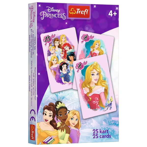 Joc de masă Trefl Disney Princess 4+/ Carti de joc photo 1 Joc de masă Trefl Disney Princess 4+/ Carti de joc photo 1