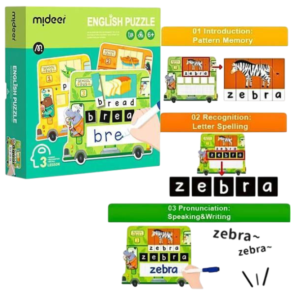 Развивающий набор Mideer Learning to read and write 3+/ Развитие photo 1