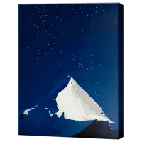 Картина по номерам Art Gallery Снежный пик GX46077 50 x 40 см / Вертикальная