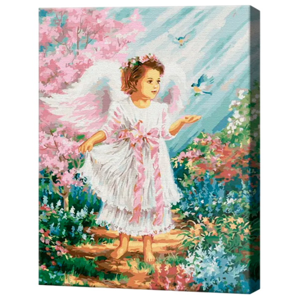 Картина по номерам Art Gallery Ангел среди цветов GX27188 50 x 40 см / Вертикальная photo 1 Картина по номерам Art Gallery Ангел среди цветов GX27188 50 x 40 см / Вертикальная photo 1